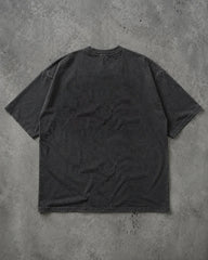 BLACK WASHED OVERSIZED T-SHIRT