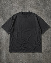 BLACK WASHED OVERSIZED T-SHIRT
