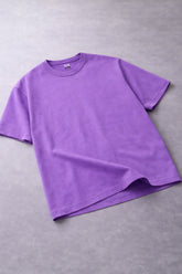 PURPLE OVERSIZED BASIC T-SHIRT