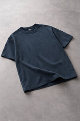STEEL GRAY OVERSIZED BASIC T-SHIRT