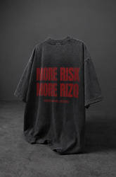 MORE RISK MORE RIZQ WASHED T-SHIRT