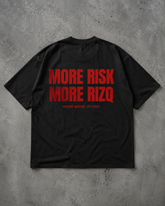 MORE RISK MORE RIZQ T-SHIRT – BLACK