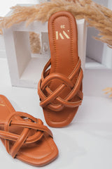 EVERYDAY MUSTARD CROSS SLIDE