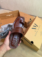 Shahi Comfy Brown Kolhapuri - Men