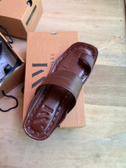 Shahi Comfy Brown Kolhapuri - Men