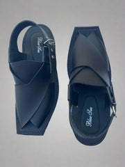 Black Peshawari Chappal