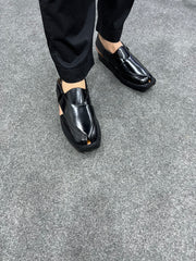 ZARBI Black Peshawari Chappal