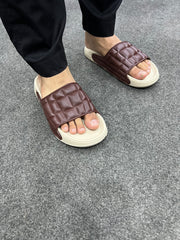 OFFBEAT Brown Men Slide