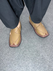 Triple Gear Camel Peshawari Chappal