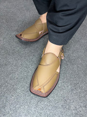 Triple Gear Camel Peshawari Chappal