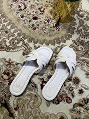 IVORY LUXE COMFORT BEIGE SLIDE