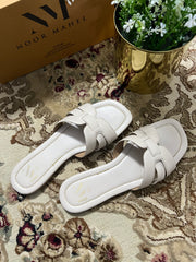 IVORY LUXE COMFORT BEIGE SLIDE