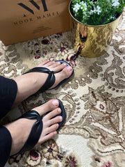 BLACK AURA COMFORT SLIDE