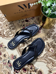 BLACK AURA COMFORT SLIDE