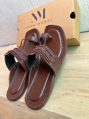 Sultan Comfy Sole Brown Kolhapuri - Men