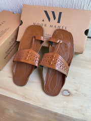 Mustard Kolapuri Chappal - Men
