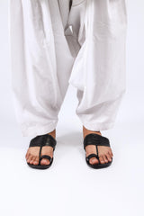 Black Kolapuri Chappal - Men