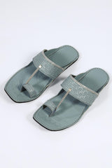 Zarqash Gray Kolapuri Chappal