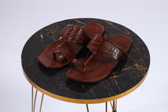 Brown Kolapuri Chappal - Men