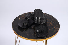 Black Kolapuri Chappal - Men