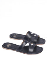 URBAN NOIR BLACK SLIDE