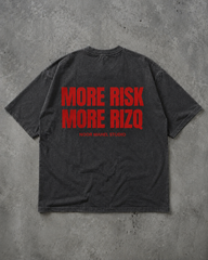 MORE RISK MORE RIZQ WASHED T-SHIRT