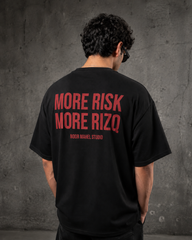 MORE RISK MORE RIZQ T-SHIRT – BLACK