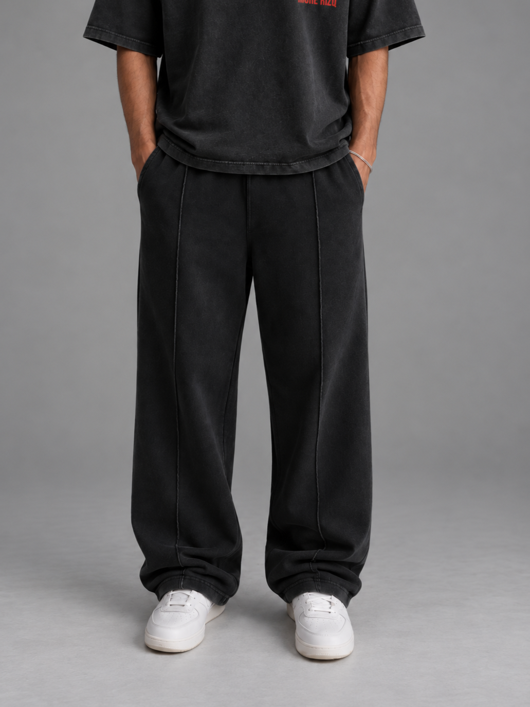 BLCK BAGGY TROUSER