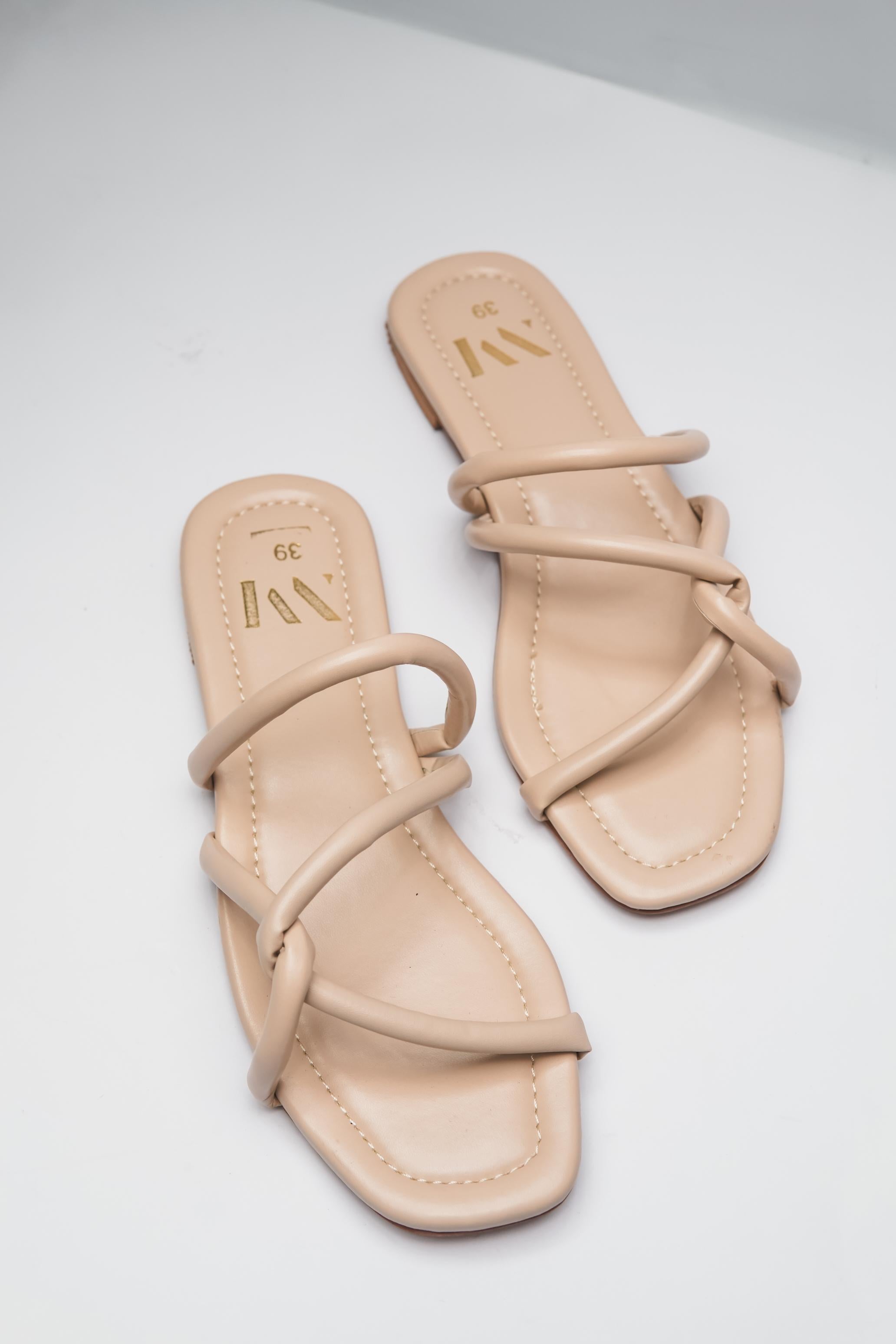 CASUAL COMFORT BEIGE SLIDE