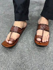 Riwaj Brown Kolapuri Chappal
