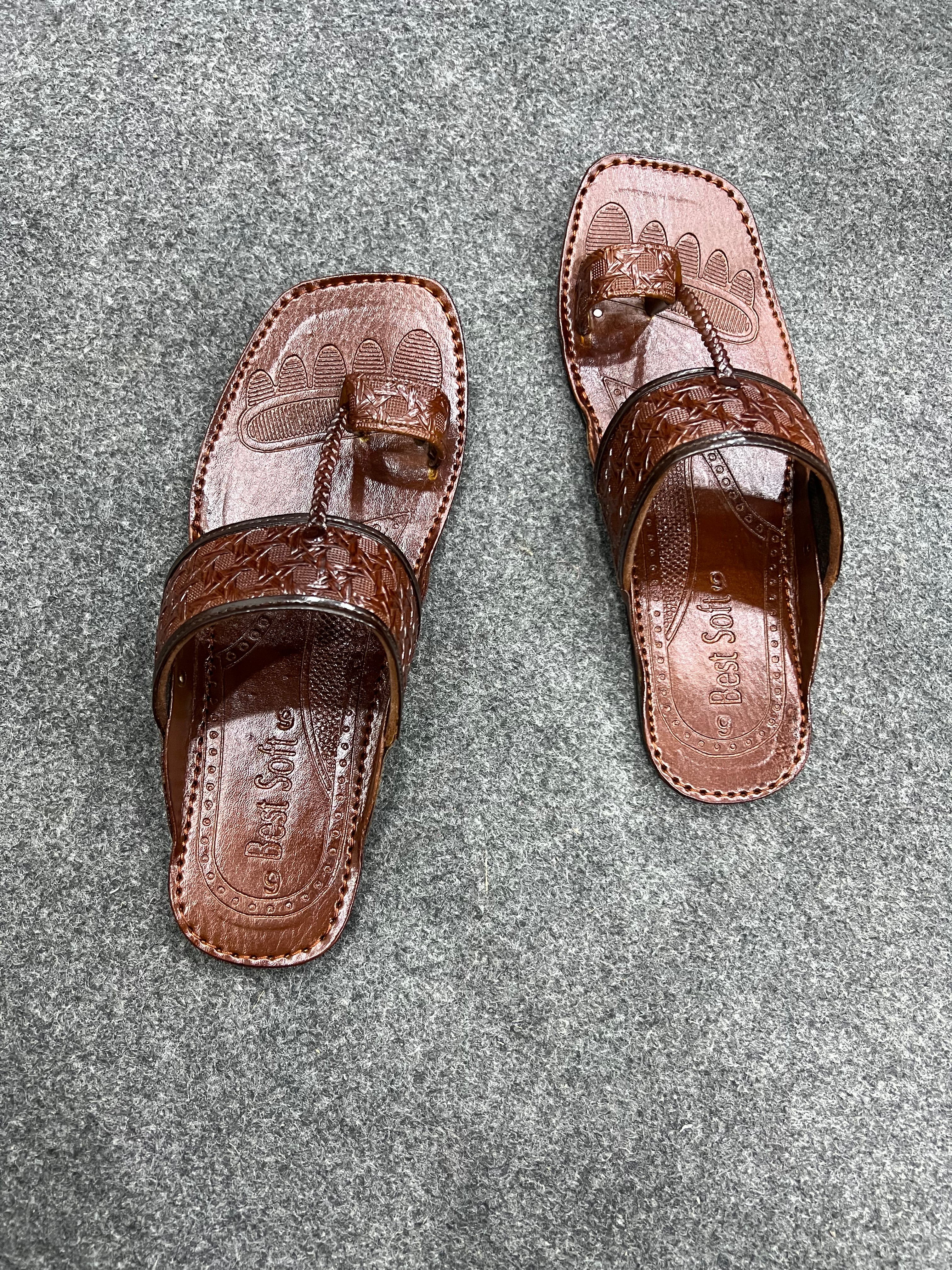 Riwaj Brown Kolapuri Chappal