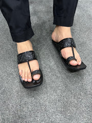 Riwaj Black Kolapuri Chappal