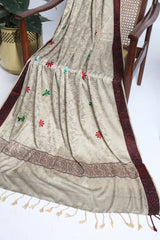 Falak Beige Women Shawl