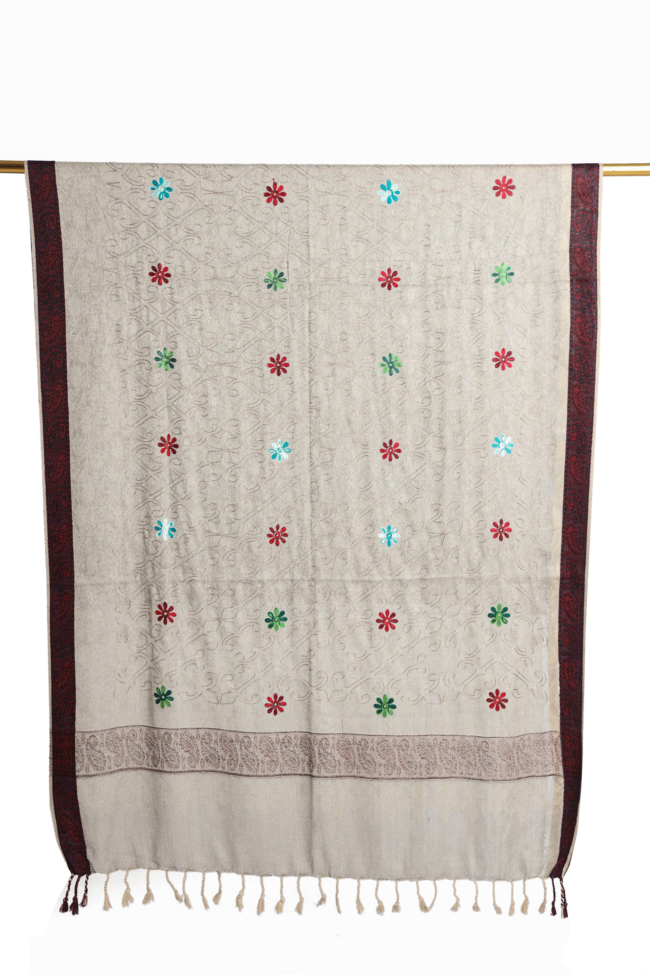 Falak Beige Women Shawl